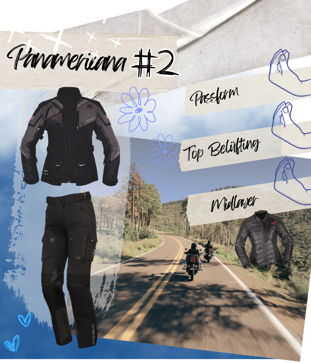 Zwei Personen betrachten gemeinsam ein CF Moto Motorrad auf einem Veranstaltungsgelände.
